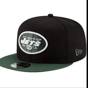 New Era Black and Green Jets Hat